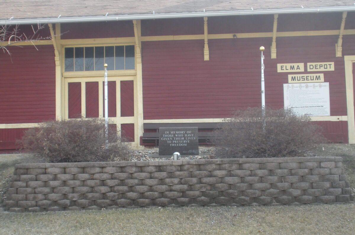 A red building with a sign that reads 