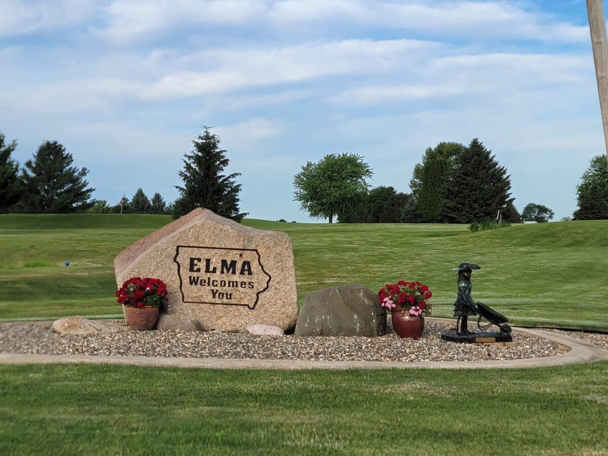A large stone with 
